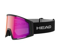Head - Maschera da sci - Neves Pro 5K Red Black in Silicone - Taglia M - Nero