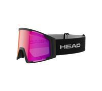 Head - Maschera da sci - Neves Pro 5K Red Black in Silicone - Taglia M - Nero