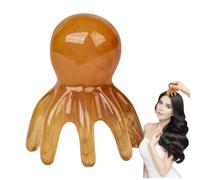 Head Massager, Portable Manual Massage Comb, Health Accessory 2.28x1.38x2.76 inches, Relaxation Tool, Neck, Body Massage, Ideal for Family, Travel & Spa, Ergonomic Comfort