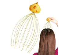 Head Massager Scalp - PVC + Iron Wire, Relaxing Hair Scratcher, Design a 16 dita | Ergonomic Claw Stress Relief Scalp Massaggiatore Scalp, Portable Head Scratcher For Home, Work, Travel, Relaxation