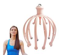 Head Masseur Octopus - Massaggiatore per cuoio capelluto con artigli per polpi, stimolatore per la testa, strumento manuale per massaggio del cuoio capelluto, rilassamento profondo, riduzione dello