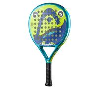 HEAD La racchetta MONSTER KIDS PADEL RACKET è leggera e corta, ma con un manico più lungo che si adatta ad entrambe le mani, è la racchetta perfetta per i piccoli "mostri" fino a 10 anni. Il nuovo design colorato del "mostro" aggiunge fascino alla racchetta, che è dotata di schiuma di potenza e tecnologia Innegra per l'assorbimento degli urti e la stabilità. Per prolungare la vita della racchetta, il MONSTER KIDS PADEL RACKET è dotato dell'Integrated Protector System, un paraurti in carbonio preformato che protegge da schegge e graffi.
