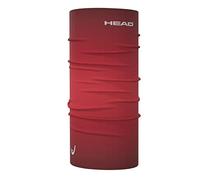 HEAD Original Tube Gradient, scaldacollo multifunzione taglia unica, da uomo e da donna, antivento, per sci, ciclismo, protezione UV, Colore: rosso, Taglia unica