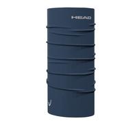 HEAD Original Tube Plain, scaldacollo multifunzione unisex, da uomo e da donna, antivento, per sci, ciclismo, protezione UV, Blu, Taglia unica