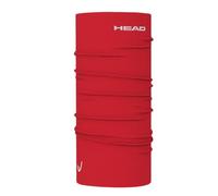 HEAD Original Tube Plain, scaldacollo multifunzione unisex, da uomo e da donna, antivento, per sci, ciclismo, protezione UV, Rosso - high risk red, Taglia unica