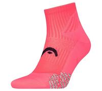 HEAD Padel Calzini alla Caviglia, Rosso Corallo (Fiery Coral), 35-38 Unisex-Adulto