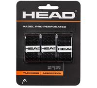 Blister 3 Pcs. Overgrip Head Padel Pro Perforato Nero