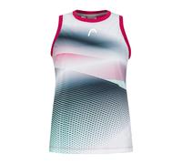 Head Racket Performance Sleeveless T-shirt Bianco,Blu XS Donna