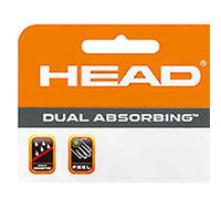 Racchetta da tennis HEAD Dual Absorbing Grip nera