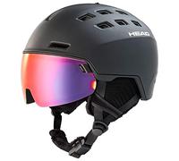 HEAD Radar - Casco da sci Pola 5K, colore: Nero opaco