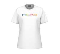 HEAD Rainbow - Maglietta da Donna, Colore: Bianco