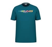 HEAD Rainbow T-Shirt Junior, Foglia di t, 176 Unisex-Bambini e Ragazzi