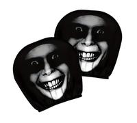 Head Rest Cover, Halloween Elastic Headrest Protector, Soft Vehicle Accessory, Easy to Install and Remove for Daily Use, Taxi, Truck, Van, Scooter, Rides, 10,24 x 11,02 pollici