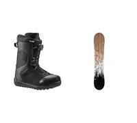 HEAD Rev Boa Coiler,Scarponi da snowboard Unisex Adulto, Nero, 255 incl. Head Rush Snowboard, 153