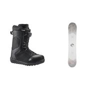 HEAD Rev Boa Coiler,Scarponi da snowboard Unisex Adulto, Nero, 305 incl. Head Rush Snowboard, 151