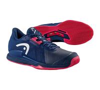 HEAD Scarpa da Tennis Sprint PRO 3.5 Clay Donna, Blu Scuro/Azalea