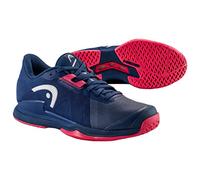 HEAD Scarpa da Tennis Sprint PRO 3.5 Donna, Blu Scuro/Azalea