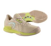 HEAD Scarpa da Tennis Sprint PRO 3.5 Donna, Macadamia/Lime