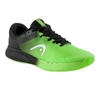 HEAD Scarpe da tennis da uomo Sprint Evo 3.5 Clay, Nero/verde fluo, 43 EU