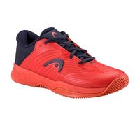 HEAD Scarpe da tennis unisex Youth Revolt Pro 4.5 Clay Junior, rosso/blu scuro, EU 33.5