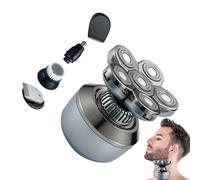 Head Shaver, Face Shaver, Rechargeable Cordless Waterproof Trimmer, Ergonomic Home Grooming Kit, Wet Dry Hygiene Tool for Travel, Business, Husband and Father Use, Multicolor