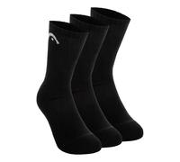 Calzini Head Corti Club Crew Nero (Pacchetto x3) 35-38