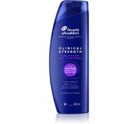 Head & Shoulders Clinical Strength Shampoo Antiforfora Sebo-Regolatore Advanced Oil Control al Solfuro di Selenio. Combatte la Forfora Ostinata e l'Eccesso di Sebo, con Agrumi Rinfrescanti, 400ml