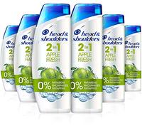 Head & Shoulders Apple Fresh Chiarifying Anti-forfora Shampoo e Balsamo 2 in 1 per prurito del cuoio capelluto, senza parabeni, 450 ml, confezione da 6, pulizia profonda clinicamente provata