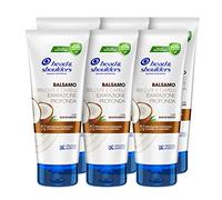 Head & Shoulders Balsamo Antiforfora per Cute e Capelli Secchi, Idratazione Profonda, Trattamento Contro la Forfora, Profondamente Idratante, Dermatologicamente Testato, 220ml x6