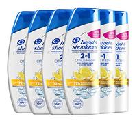 Head & Shoulders, Citrus Fresh 2in 1 Shampoo antiforfora e balsamo, per capelli grassi, Formula 2in 1, confezione da 6 x 270 ml