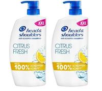 Head & Shoulders Citrus Fresh Shampoo anti-forfora per capelli grassi, 800 ml, erogatore di pompa, fino al 100% di protezione dalla forfora, clinicamente testato, sensazione di freschezza pulita con