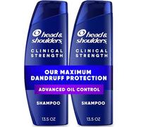 Head & Shoulders Clinical Strength Dandruff Shampoo Twin Pack, Advanced Oil Control with Refreshing Citrus, 13.5 Oz Each