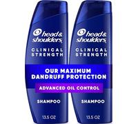 Head & Shoulders Clinical Strength Dandruff Shampoo Twin Pack, Advanced Oil Control with Refreshing Citrus, 13.5 Oz Each