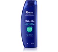 Head & Shoulders Clinical Strength Shampoo Antiforfora Antiprurito Cooling Itch Rescue al Solfuro di Selenio. Combatte la Forfora Ostinata e il Prurito, con Mentolo Rinfrescante Intenso, 400ml