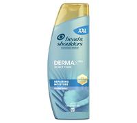 Head & Shoulders DermaXPro - Shampoo idratante antiforfora, 500 ml, con olio di cocco e complesso ceramide, 72H, idratante per cuoio capelluto secco