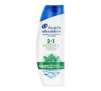Head & Shoulders Menthol Fresh Shampoo e Balsamo Antiforfora 2 in 1 250ml. Fino al 100% Protezione dalla Forfora. Clinicamente Testato. Per Tutti i Tipi di Capelli. Per Uso Quotidiano. Profumo Mentolo