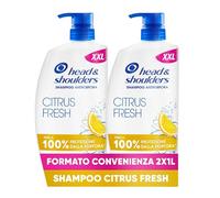 Head & Shoulders Shampoo Antiforfora Citrus Fresh, Capelli Grass,i Formato Maxi Convenienza 2x1000ML