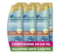 Head & Shoulders Shampoo Antiforfora DermaXPro Protezione Anti-Caduta con Caffeina e Ceramidi 250ml