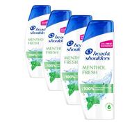 Head & Shoulders Shampoo Antiforfora Menthol Fresh 400ml. Combatte Forfora, Grasso E Prurito Dal 1° Lavaggio, Fino Al 100% Protezione Dalla Forfora, Clinicamente Provato. Con Effetto Rinfrescante