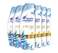 Head & Shoulders Shampoo Antiforfora Suprême Idrata Con Olii di Argan e Cocco, Per cute e capelli idratati e Fino al 100% liberi dalla forfora, 6x225ml