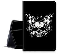 Head Skull Butterfly Custodia per iPad Air 13 pollici 2024 M2, antiurto PU pelle pieghevole regolabile custodia con auto sleep/wake per iPad Air 13 pollici 2024 Air M2 13