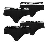 HEAD Slip Basic da uomo, confezione da 6, 002 - Nero, M