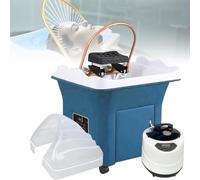 Head Spa - Ciotola per shampoo con fumigazione e terapia della luce, shampoo portatile a temperatura costante per saloni e centri benessere