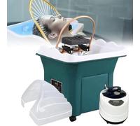Head Spa - Ciotola per shampoo con fumigazione e terapia della luce, shampoo portatile a temperatura costante per saloni e centri benessere