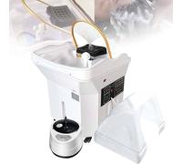 Head Spa Equipment - Bacino per shampoo a doppio controllo con serbatoio d'acqua da 60 l, fumigazione e terapia della luce per la massima cura della testa