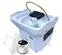 Head Spa Equipment con vasca per shampoo a circolazione d'acqua, grande serbatoio d'acqua da 60 litri per fumigazione e terapia della luce, soluzione completa per shampoo da massaggio