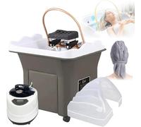 Head Spa Equipment Lavandino, vasca termostatica giapponese per shampoo a circolazione d'acqua, con fumigazione e terapia della luce, per casa e bellezza