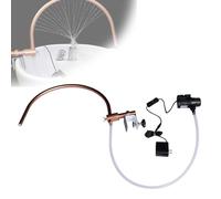 Head Spa - Telaio di circolazione dell'acqua per vasca idromassaggio, con pompa, design ad arco regolabile a 180°, accessori per massaggi