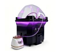 Head Spa vassoio per lavare i capelli Serbatoio acqua 60 L Cascata d'acqua Serbatoio acqua reflua indipendente 25L Costante Poggiatesta Regolabile Uso Domestico Salone e Istituto di bellezza (nero)