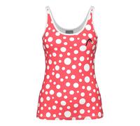 HEAD Spirit II - Canottiera da Donna, Pompelmo, Stampa Perf w